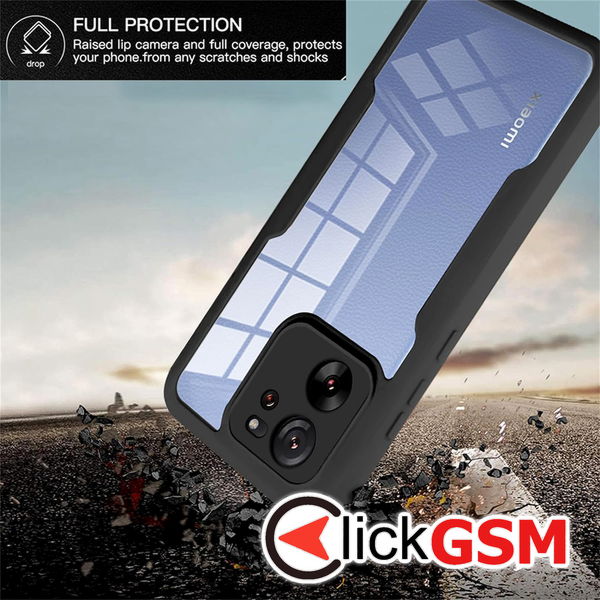 Techsuit - ColorVerse 360 Series + Screen Protector - Xiaomi 13T / 13T Pro - Black