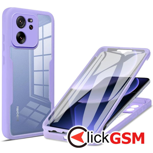 Techsuit - ColorVerse 360 Series + Screen Protector - Xiaomi 13T / 13T Pro - Purple