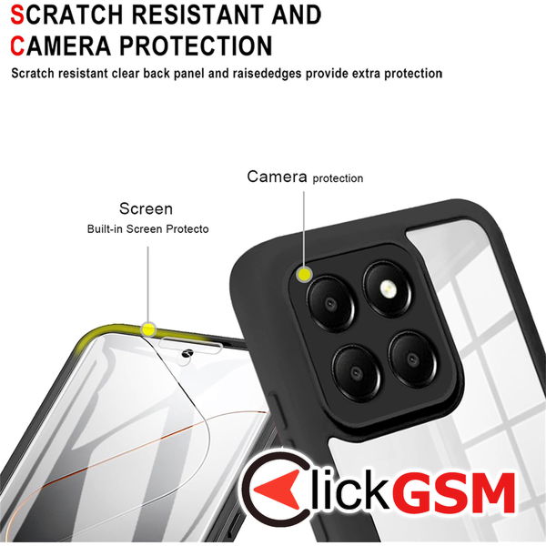 Techsuit - ColorVerse 360 Series + Screen Protector - Xiaomi 14 - Black