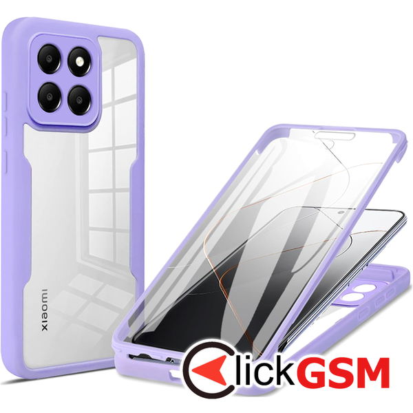 Techsuit - ColorVerse 360 Series + Screen Protector - Xiaomi 14 - Purple