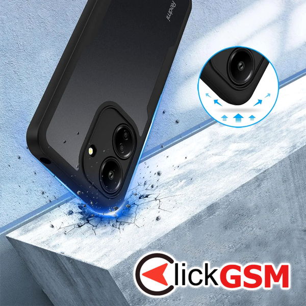 Techsuit - ColorVerse 360 Series + Screen Protector - Xiaomi Redmi 13C 4G / Poco C65 - Black