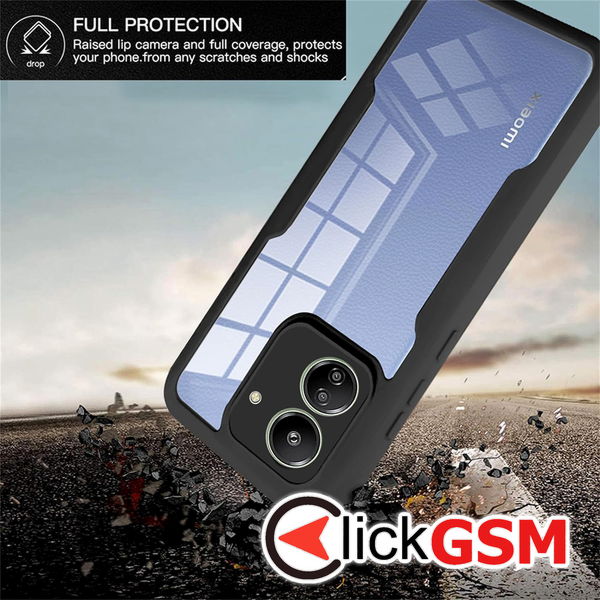 Techsuit - ColorVerse 360 Series + Screen Protector - Xiaomi Redmi 13C 4G / Poco C65 - Blue