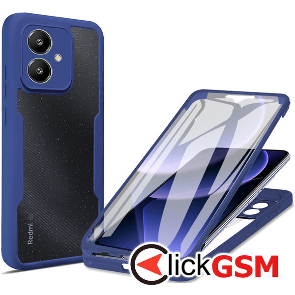 Techsuit - ColorVerse 360 Series + Screen Protector - Xiaomi Redmi 13C 5G - Blue