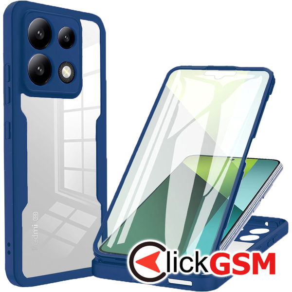 Techsuit - ColorVerse 360 Series + Screen Protector - Xiaomi Redmi Note 13 Pro 5G / Poco X6 - Blue