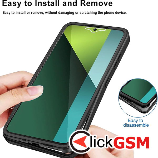 Techsuit - ColorVerse 360 Series + Screen Protector - Xiaomi Redmi Note 13 Pro 5G / Poco X6 - Purple