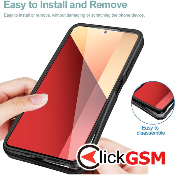 Techsuit - ColorVerse 360 Series + Screen Protector - Xiaomi Redmi Note 13 Pro 4G / Poco M6 Pro 4G - Purple