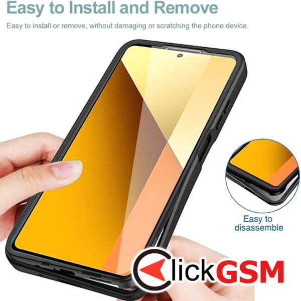 Techsuit - ColorVerse 360 Series + Screen Protector - Xiaomi Poco X6 Pro - Pink