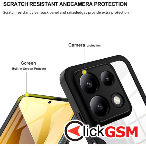 Techsuit - ColorVerse 360 Series + Screen Protector - Xiaomi Poco X6 Pro - Purple