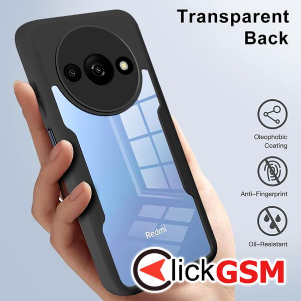 Techsuit - ColorVerse 360 Series + Screen Protector - Xiaomi Redmi A3 / Redmi A3x - Black