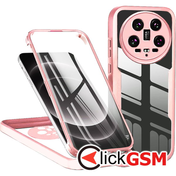 Techsuit - ColorVerse 360 Series + Screen Protector - Xiaomi 14 Ultra - Pink