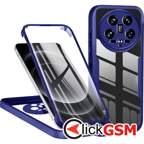 Techsuit - ColorVerse 360 Series + Screen Protector - Xiaomi 14 Ultra - Blue