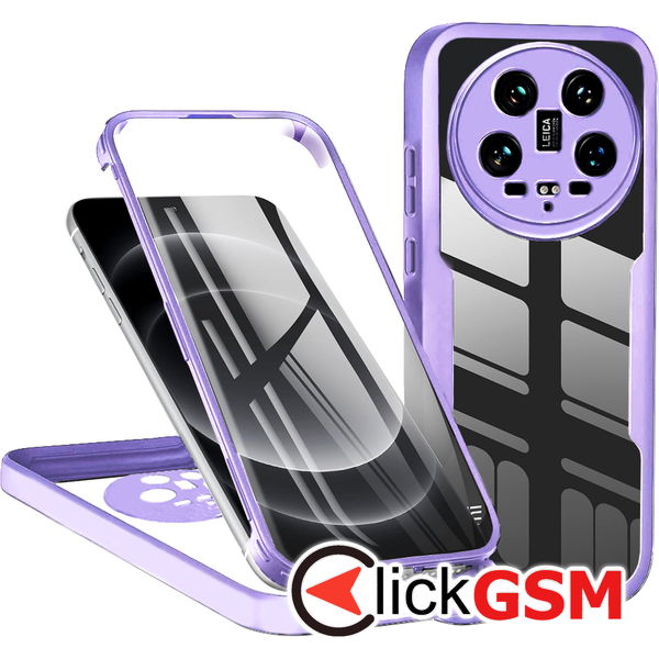 Techsuit - ColorVerse 360 Series + Screen Protector - Xiaomi 14 Ultra - Purple