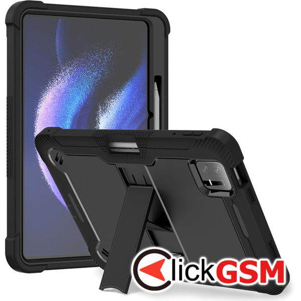 Techsuit - Rugged TabShell + Screen Protector - Xiaomi Pad 6 / Pad 6 Pro - Black