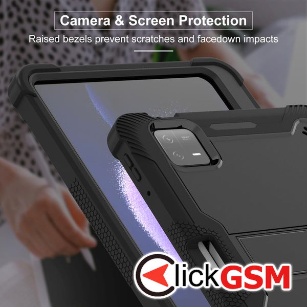 Techsuit - Rugged TabShell + Screen Protector - Xiaomi Pad 6 / Pad 6 Pro - Rose Gold