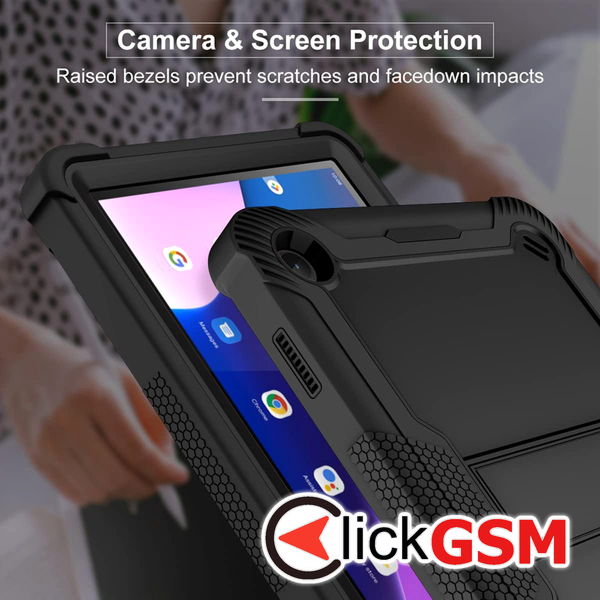 Techsuit - Rugged TabShell + Screen Protector - Lenovo Tab M10 3rd Gen (TB328FU/TB328XU) - Black