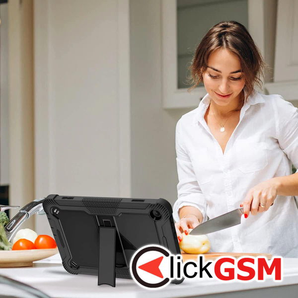 Techsuit - Rugged TabShell + Screen Protector - Lenovo Tab M10 3rd Gen (TB328FU/TB328XU) - Black