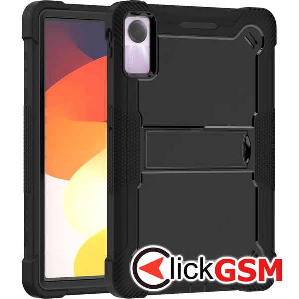 Techsuit - Rugged TabShell + Screen Protector - Xiaomi Redmi Pad SE 11 - Black