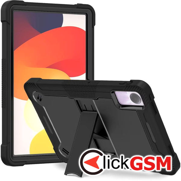 Techsuit - Rugged TabShell + Screen Protector - Xiaomi Redmi Pad SE 11 - Black
