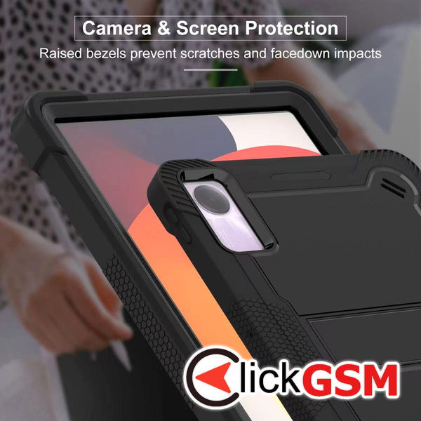 Techsuit - Rugged TabShell + Screen Protector - Xiaomi Redmi Pad SE 11 - Rose Gold