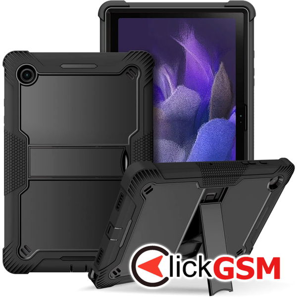 Techsuit - Rugged TabShell + Screen Protector - Samsung Galaxy Tab A8 10.5 (2021) - Black