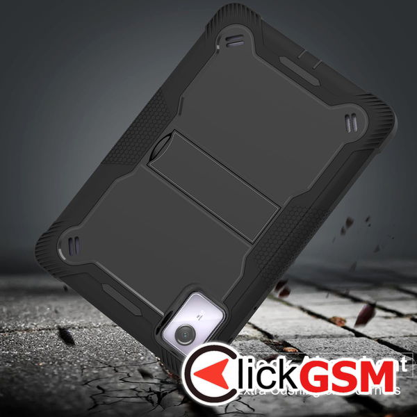 Techsuit - Rugged TabShell + Screen Protector - Lenovo Tab M11 - Black