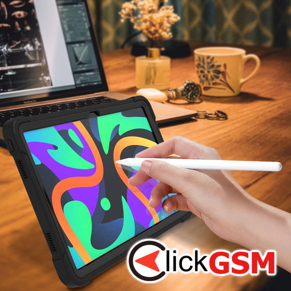 Techsuit - Rugged TabShell + Screen Protector - Lenovo Tab M11 - Black