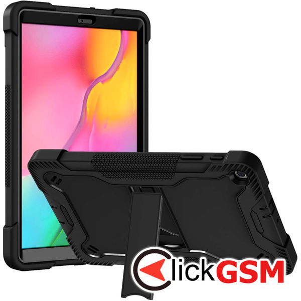 Techsuit - Rugged TabShell + Screen Protector - Samsung Galaxy Tab A 10.1 2019 T510/T515 - Black