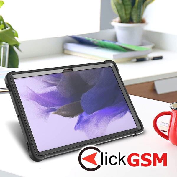 Techsuit - Rugged TabShell + Screen Protector - Samsung Galaxy Tab S7 Plus / S8 Plus - Rose Gold