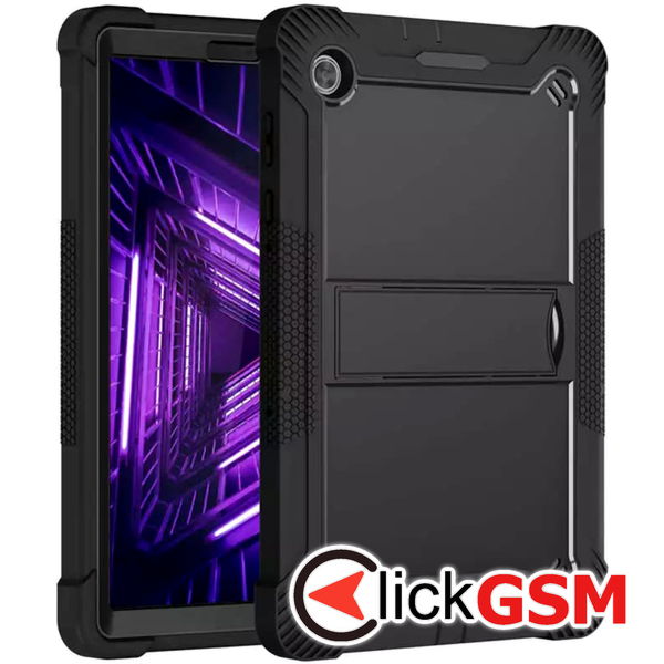 Techsuit - Rugged TabShell + Screen Protector - Lenovo Tab M10 PLUS FHD (TB-X606F) - Black