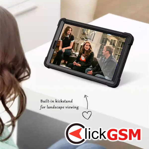 Techsuit - Rugged TabShell + Screen Protector - Lenovo Tab M10 PLUS FHD (TB-X606F) - Black