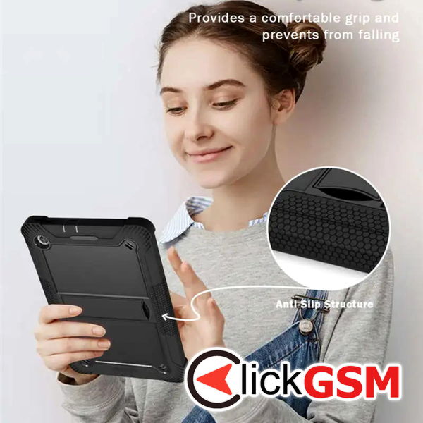 Techsuit - Rugged TabShell + Screen Protector - Lenovo Tab M10 PLUS FHD (TB-X606F) - Rose Gold