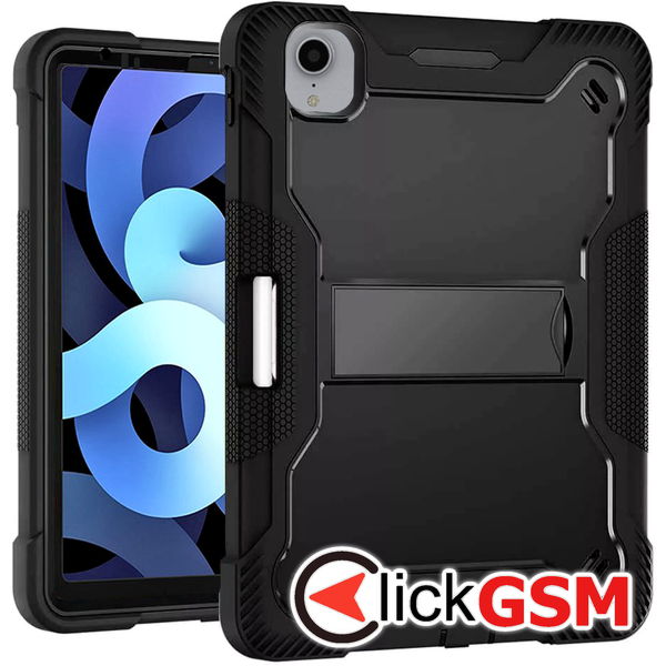 Techsuit - Rugged TabShell + Screen Protector - iPad Air 4 (2020)/Air 5 (2022)/iPad Pro 11 (2018/2020/2021/2022) - Black