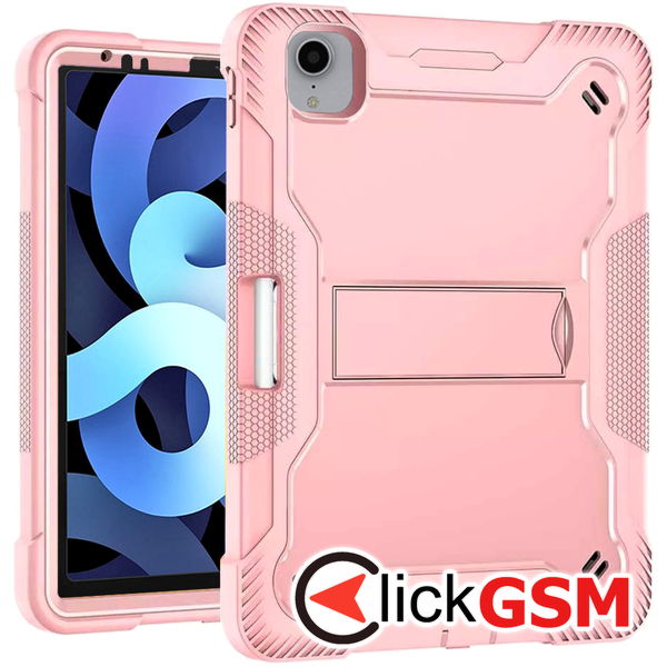 Techsuit - Rugged TabShell + Screen Protector - iPad Air 4 (2020)/Air 5 (2022)/iPad Pro 11 (2018/2020/2021/2022) - Rose Gold