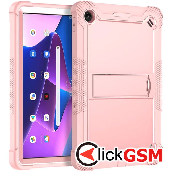 Techsuit - Rugged TabShell + Screen Protector - Lenovo Tab M10 Plus 3rd Gen (TB-125F/TB-128F) - Rose Gold