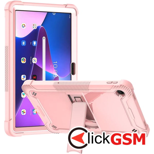 Techsuit - Rugged TabShell + Screen Protector - Lenovo Tab M10 Plus 3rd Gen (TB-125F/TB-128F) - Rose Gold