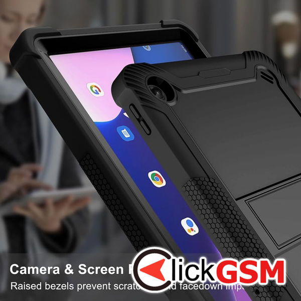 Techsuit - Rugged TabShell + Screen Protector - Lenovo Tab M10 Plus 3rd Gen (TB-125F/TB-128F) - Rose Gold