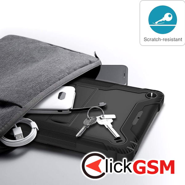 Techsuit - Rugged TabShell + Screen Protector - iPad 9.7 (2017 / 2018) - Black