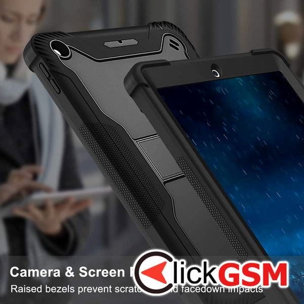 Techsuit - Rugged TabShell + Screen Protector - iPad 9.7 (2017 / 2018) - Rose Gold