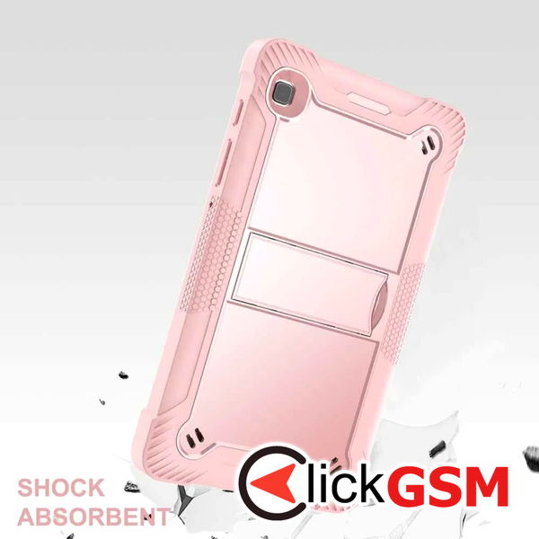 Techsuit - Rugged TabShell + Screen Protector - Samsung Galaxy Tab A7 Lite 8.7 inch T220/T225 2021 - Rose Gold