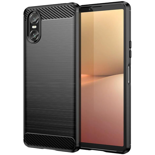 Techsuit - Carbon Silicone - Sony Xperia 10 VI - Black