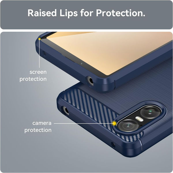 Techsuit - Carbon Silicone - Sony Xperia 10 VI - Black