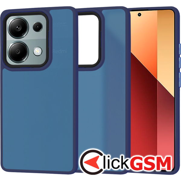 Techsuit - HaloFrost Series - Xiaomi Redmi Note 13 Pro 4G / Poco M6 Pro 4G- Deep Blue