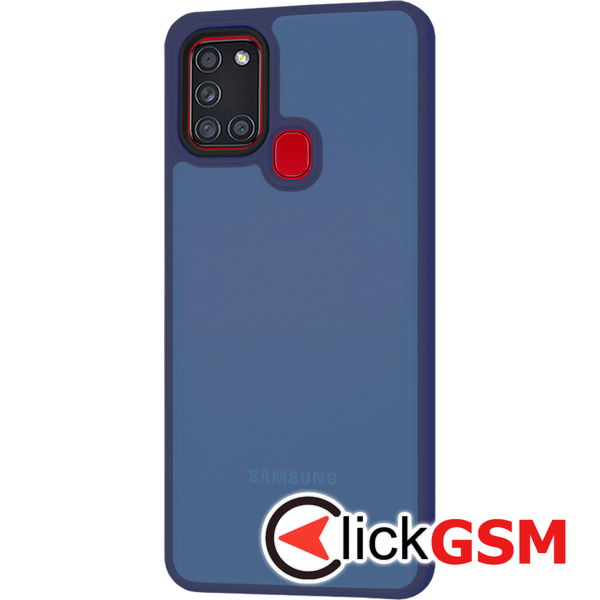 Techsuit - HaloFrost Series - Samsung Galaxy A21s - Deep Blue