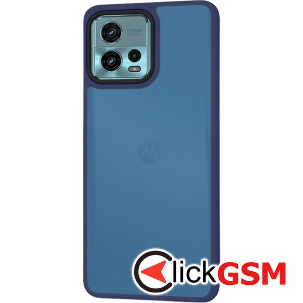 Techsuit - HaloFrost Series - Motorola Moto G72 - Deep Blue