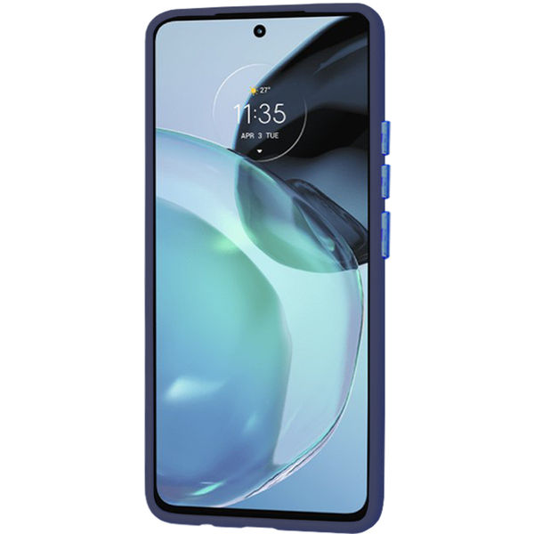 Techsuit - HaloFrost Series - Motorola Moto G72 - Deep Blue