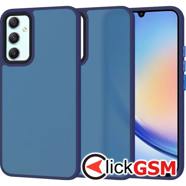 Techsuit - HaloFrost Series - Samsung Galaxy A34 5G - Deep Blue