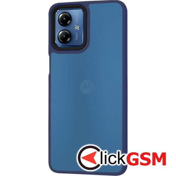 Techsuit - HaloFrost Series - Motorola Moto G14 - Deep Blue