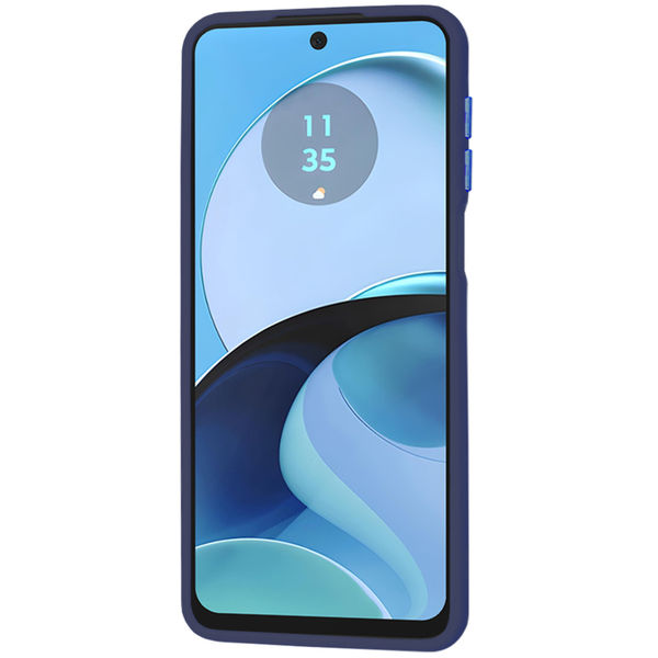 Techsuit - HaloFrost Series - Motorola Moto G14 - Deep Blue