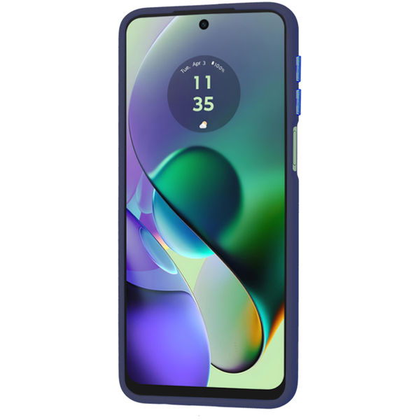Techsuit - HaloFrost Series - Motorola Moto G54 - Deep Blue