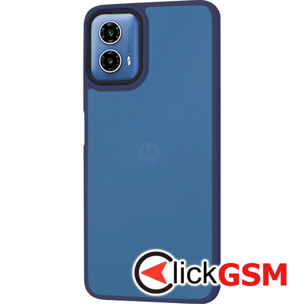 Techsuit - HaloFrost Series - Motorola Moto G34 / Moto G45 - Deep Blue